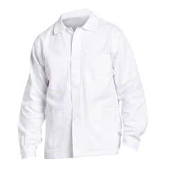 VESTE COTON BLANC