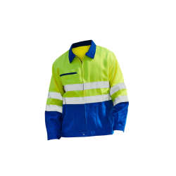 BLOUSON HV EN20471 AZUR/JAUNE