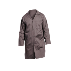 BLOUSE H. COTON GRIS BOUTONS