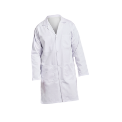 BLOUSE ENFANT COT BLANC PRESS.