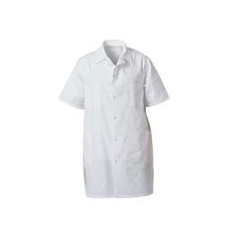 Blouse homme P/C blanc MC...