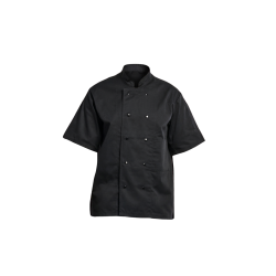 VESTE CUISINE MC P/C NOIR...